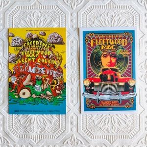 Fleetwood Mac Mini Poster Cards 2 ct